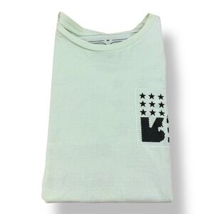 Rock Revival Mint Green Black Graphic Cotton T-Shirt Men's Size Medium